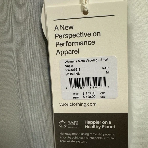 Women's Wide-Leg Pants in Light Gray M Short - Picture 6 of 6